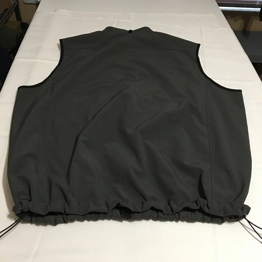 Polo Ralph Lauren Softshell Vest Men 3XLT Gray Full Zip Performance